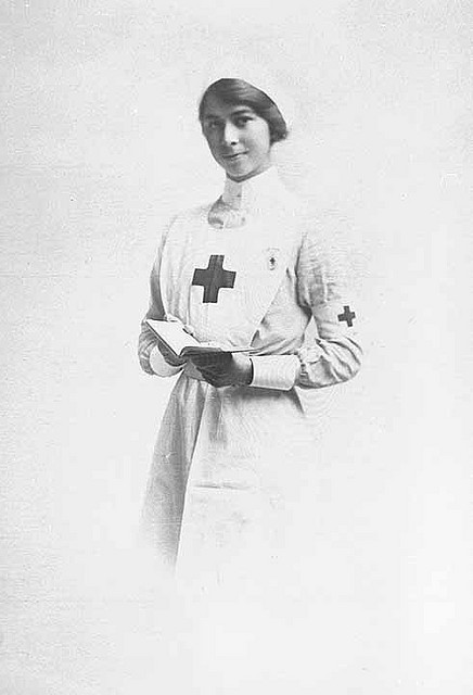 Red Cross lady